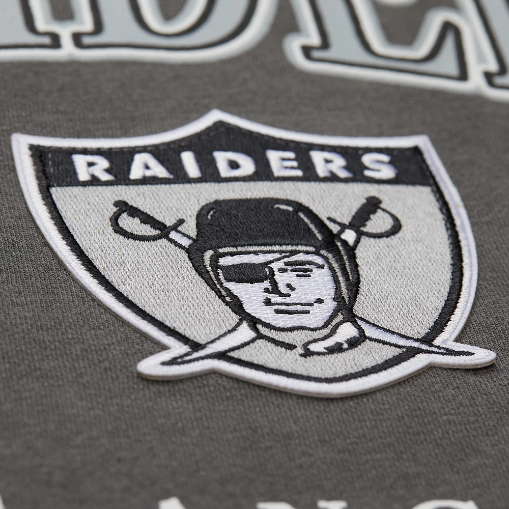 Mitchell & Ness  Gray Los Angeles Raiders Slot Pullover Hoodie