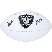 Marcus Allen Los Angeles Raiders Autographed Franklin White Panel Football with "HOF 03" Inscription
