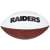 Marcus Allen Los Angeles Raiders Autographed Franklin White Panel Football with "NFL MVP 85" Inscription
