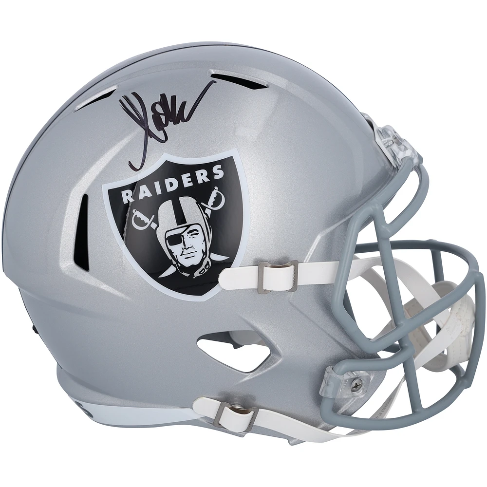Marcus Allen Los Angeles Raiders Autographed Riddell Speed Replica Helmet