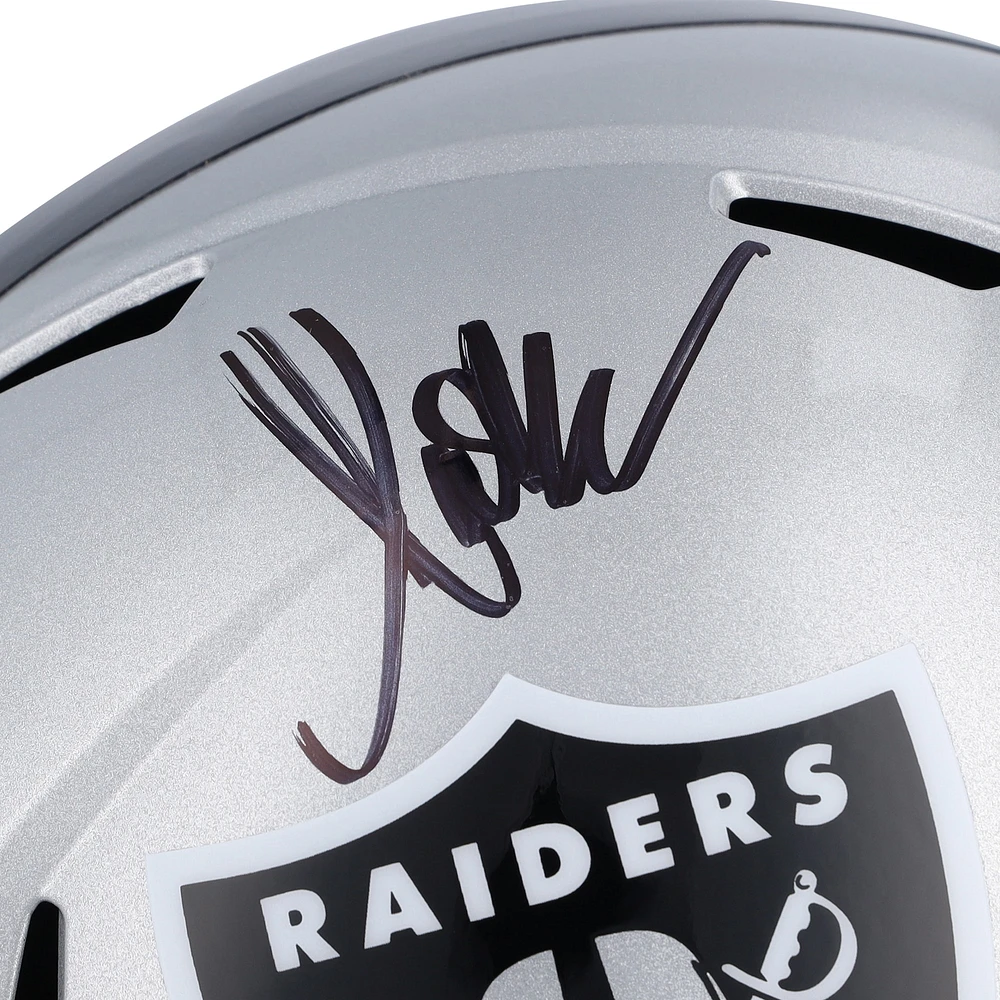 Marcus Allen Los Angeles Raiders Autographed Riddell Speed Replica Helmet