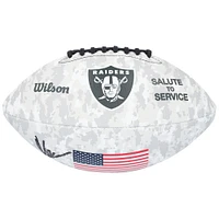 Marcus Allen Los Angeles Raiders Autographed Wilson 2024 Salute To Service Football 