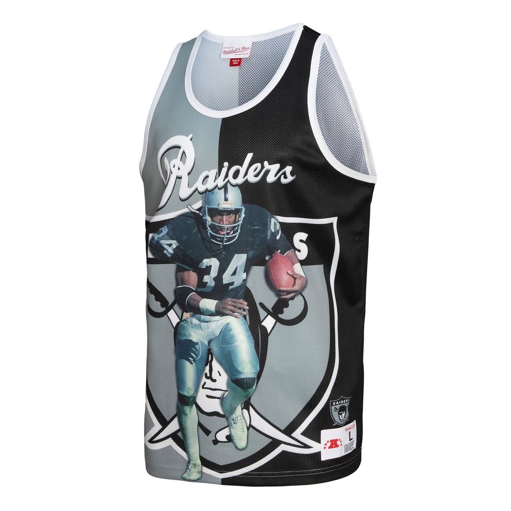 Men's Mitchell & Ness Bo Jackson Gray Los Angeles Raiders