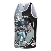 Men's Mitchell & Ness Bo Jackson Black/Silver Los Angeles Raiders Player - Tank Top