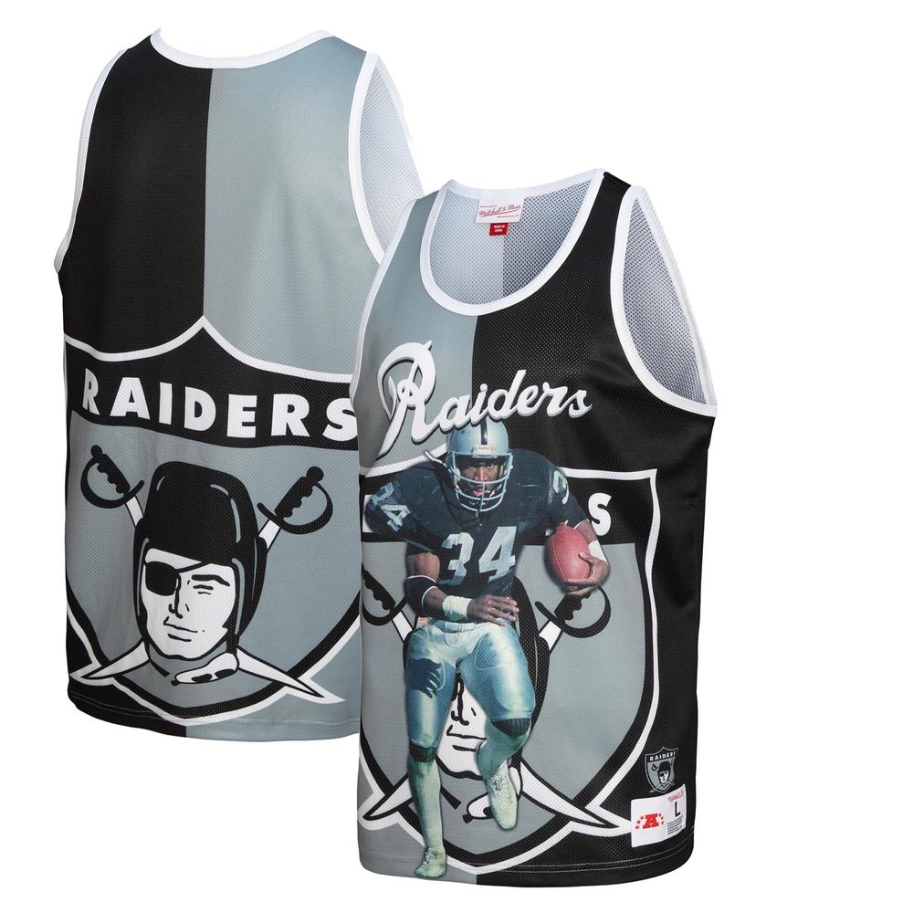 Mitchell & Ness Men's Mitchell & Ness Bo Jackson Black/Silver Los Angeles  Raiders Player - Tank Top