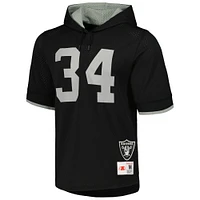 Mitchell & Ness Bo Jackson noir Los Angeles Raiders Gridiron Classics joueur retraité nom et numéro T-shirt à capuche en maille