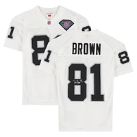 Tim Brown Los Angeles Raiders Autographed White 1994 Mitchell & Ness White Authentic Jersey 
