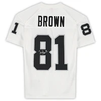 Tim Brown Los Angeles Raiders Autographed White 1994 Mitchell & Ness White Authentic Jersey 