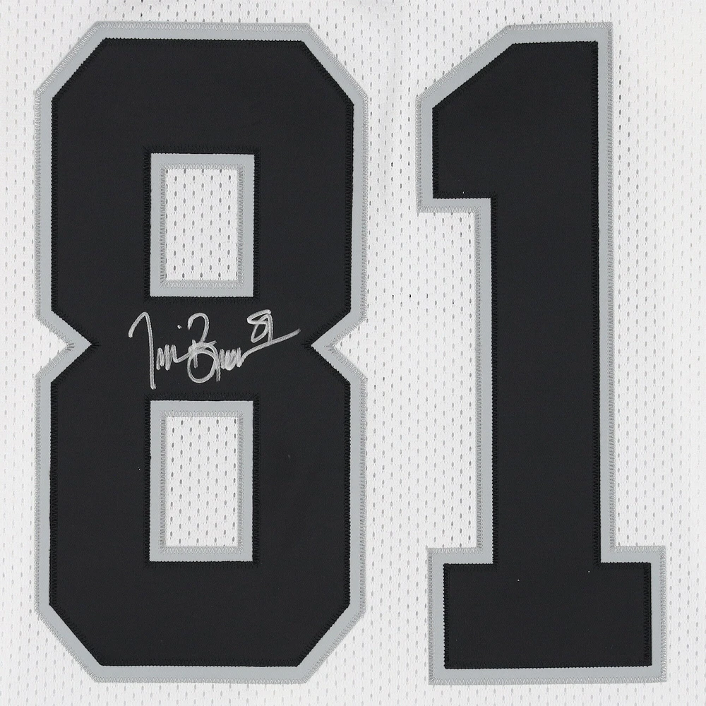 Tim Brown Los Angeles Raiders Autographed White 1994 Mitchell & Ness White Authentic Jersey 
