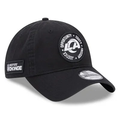 Los Angeles Rams New Era 2022 Inspire Change  9TWENTY Adjustable Hat  - Black