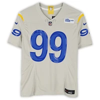 Aaron Donald Los Angeles Rams Autographed Bone Nike Limited Jersey 