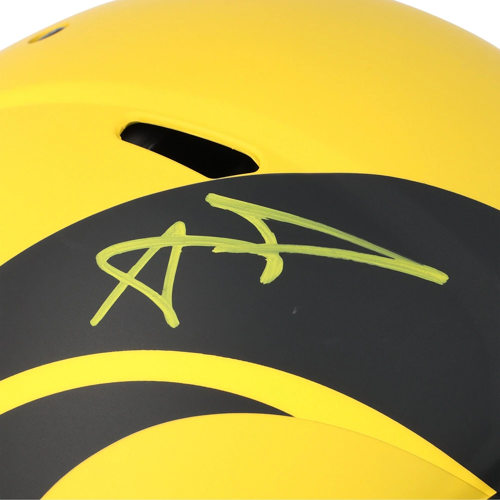 Aaron Donald Los Angeles Rams Autographed Riddell Rave Speed Authentic Helmet 
