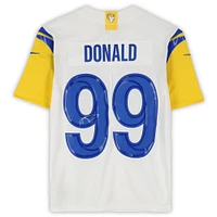 Aaron Donald Los Angeles Rams Autographed White Nike Limited Jersey 