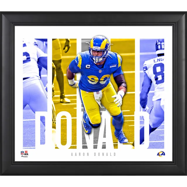 Lids Aaron Donald Los Angeles Rams Fanatics Authentic Framed 15 x