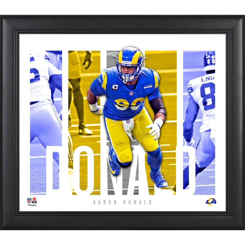 Aaron Donald Los Angeles Rams Super Bowl LVI Champions 15'' x