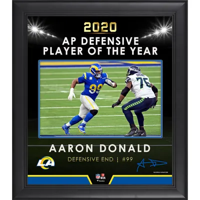 : Aaron Donald Los Angeles Rams 2018 NFL Defensive Player of the  Year Framed 15 x 17 Collage - Facsimile Signature - NFL Player Plaques  and Collages : Sports & Outdoors