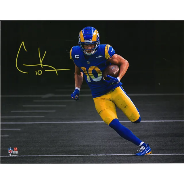 Lids Cooper Kupp Los Angeles Rams Fanatics Authentic Autographed 11' x 14'  Royal Jersey Running Spotlight Photograph