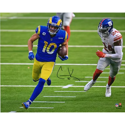 Lids Cooper Kupp Los Angeles Rams Fanatics Authentic Autographed 8 x 10  Blue Jersey Running vs. Giants Photograph