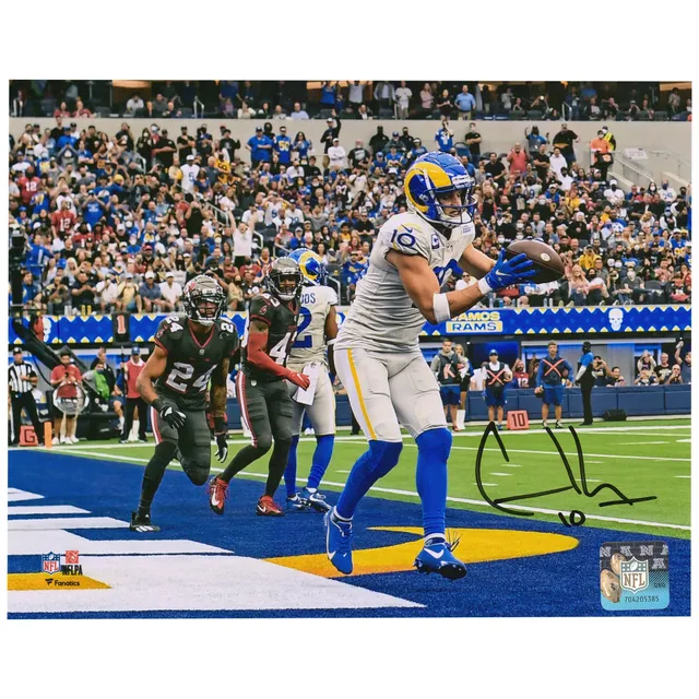 Cooper Kupp Los Angeles Rams Unsigned Leaping Touchdown Reception Photograph