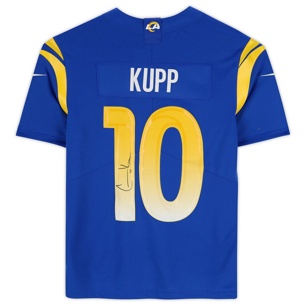 Cooper Kupp Los Angeles Rams Autographed Nike Royal Limited Jersey