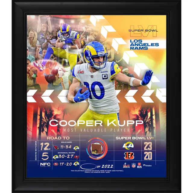 Los Angeles Rams NFL Super Bowl LVI Framed Commemorative Wall