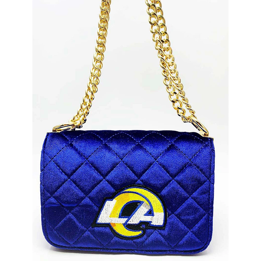 Cuce Los Angeles Rams Velvet Crossbody Purse