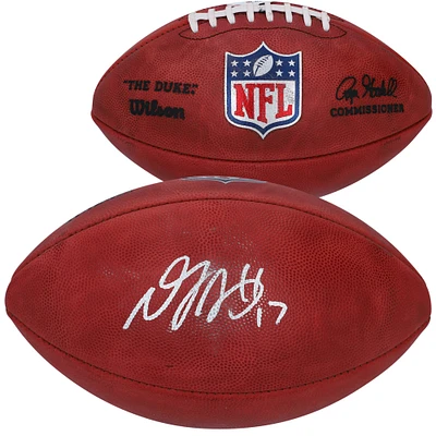 Davante Adams Los Angeles Rams Autographed Wilson Duke Full Color Pro Football