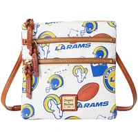 Dooney & Bourke Sac à main bandoulière à triple fermeture éclair Los Angeles Rams Game Day