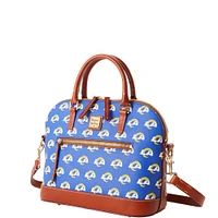 Dooney & Bourke Los Angeles Rams Signature Dôme Zip Satchel Purse