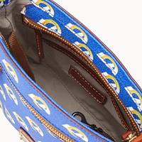 Dooney & Bourke Los Angeles Rams Signature Small Zip Crossbody Pursuit