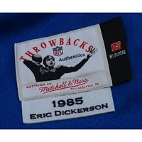 Eric Dickerson Los Angeles Rams Autographed 1985 Throwback Mitchell & Ness Blue Authentic Jersey with "HOF 99" Inscription