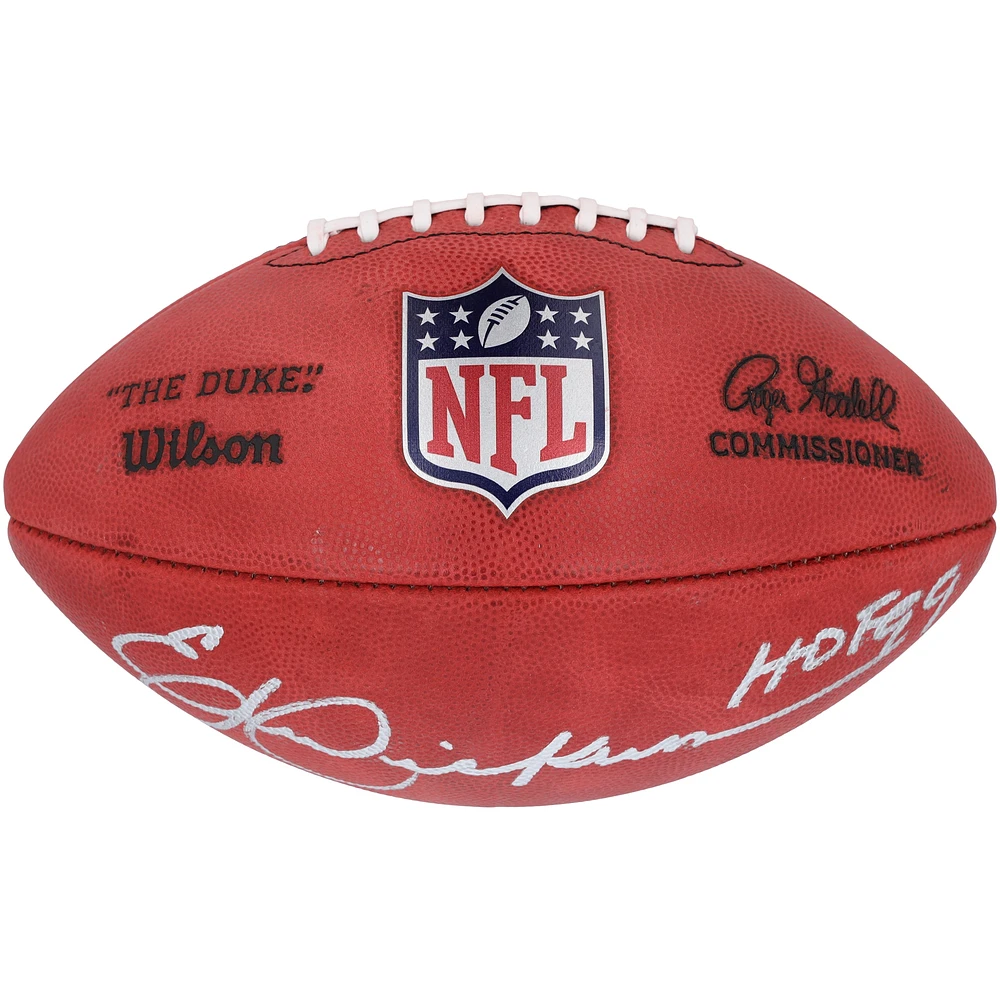 Eric Dickerson Los Angeles Rams Autographed Duke Full Color Football with "HOF 99" Inscription