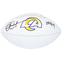 Eric Dickerson Los Angeles Rams Autographed Franklin White Panel Football with "HOF '99" Inscription