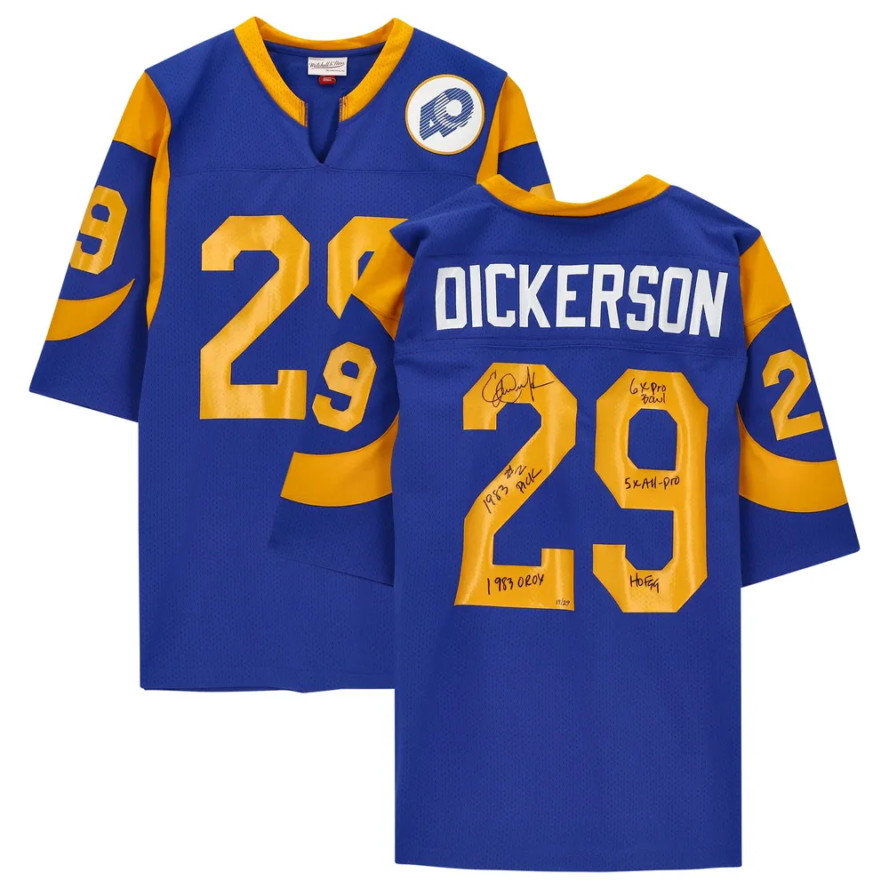 Men's Los Angeles Rams Eric Dickerson Mitchell & Ness Royal