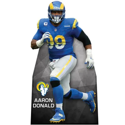 Aaron Donald Football Paper Poster Rams 9 - Aaron Donald - T-Shirt