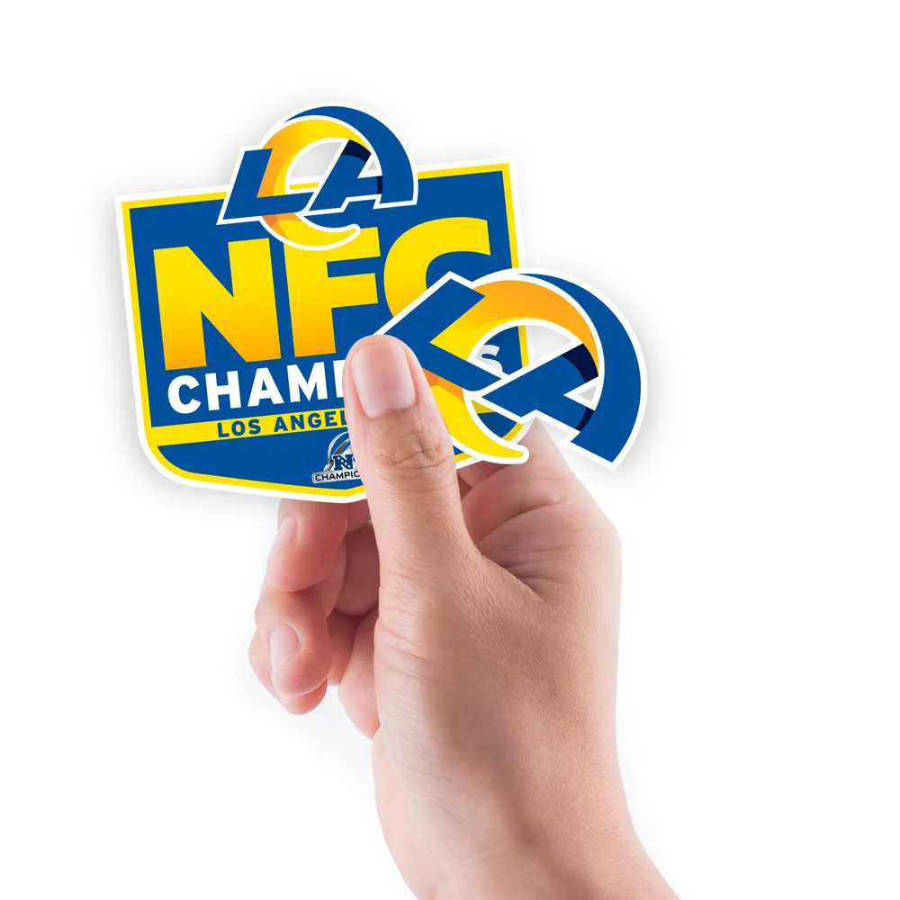 Lids Los Angeles Rams Fathead 2021 NFC Champions 5-Piece Mini Decal Set