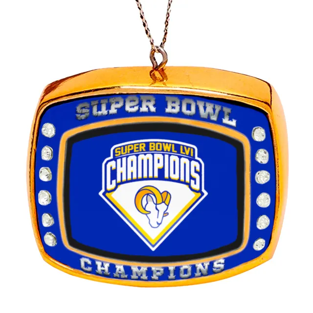 FOCO Los Angeles Rams Super Bowl LVI Champions 7.5'' Seated Shirt Bear