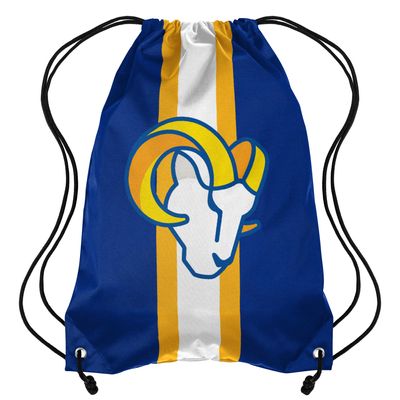 FOCO Los Angeles Rams Team Stripe - Drawstring Backpack