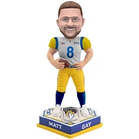 FOCO Matt Gay Los Angeles Rams Super Bowl LVI Champions 8'' Bobblehead