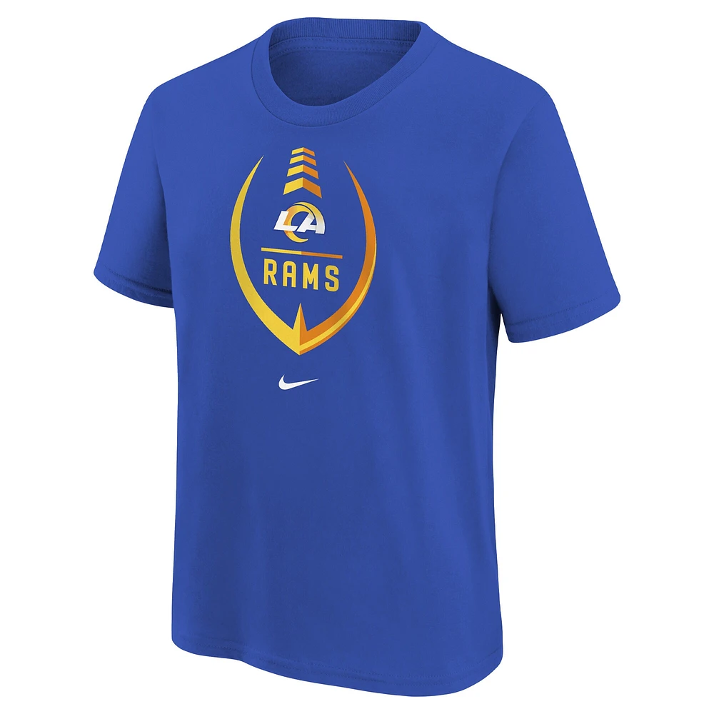 Girls Preschool Nike Royal Los Angeles Rams Icon T-Shirt