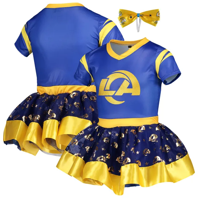 Outerstuff Toddler NFL Los Angeles Rams Cheer Dress - 4T Each