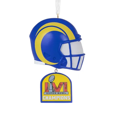 Los Angeles Rams Hallmark Super Bowl LVI Champions Figural Helmet Ornament