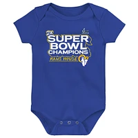 Body Fanatics Royal Los Angeles Rams Super Bowl LVI Champions Parade pour bébé