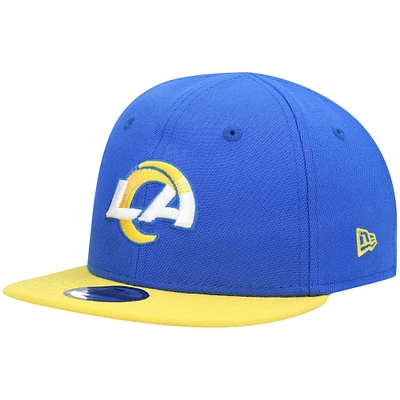 Casquette New Era Royal/Or Los Angeles Rams My 1st 9FIFTY réglable pour bébé