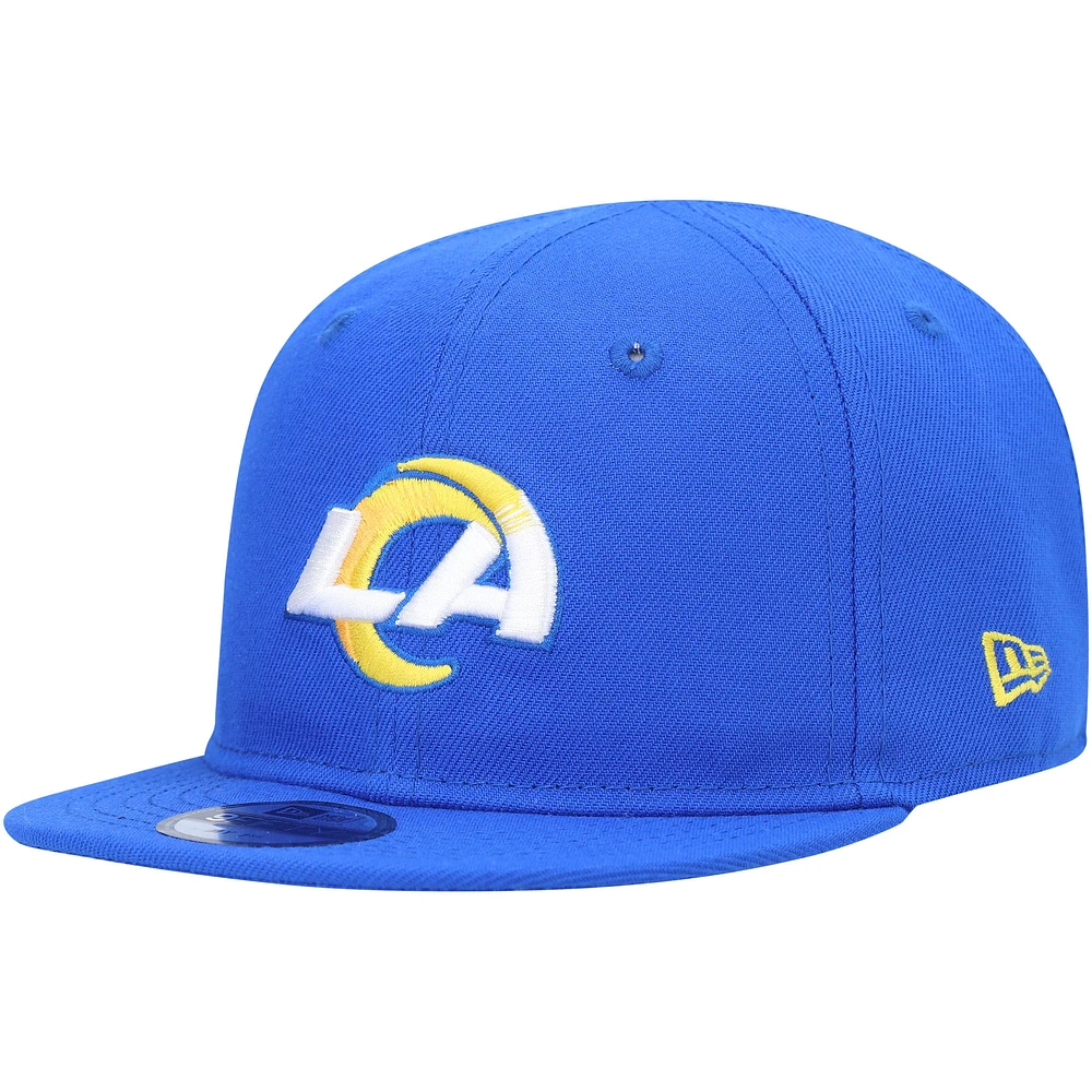 Casquette réglable New Era Royal Los Angeles Rams My 1st 9FIFTY pour bébé