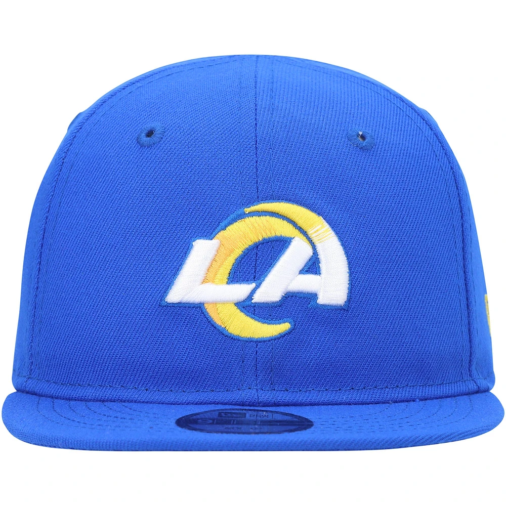 Casquette réglable New Era Royal Los Angeles Rams My 1st 9FIFTY pour bébé