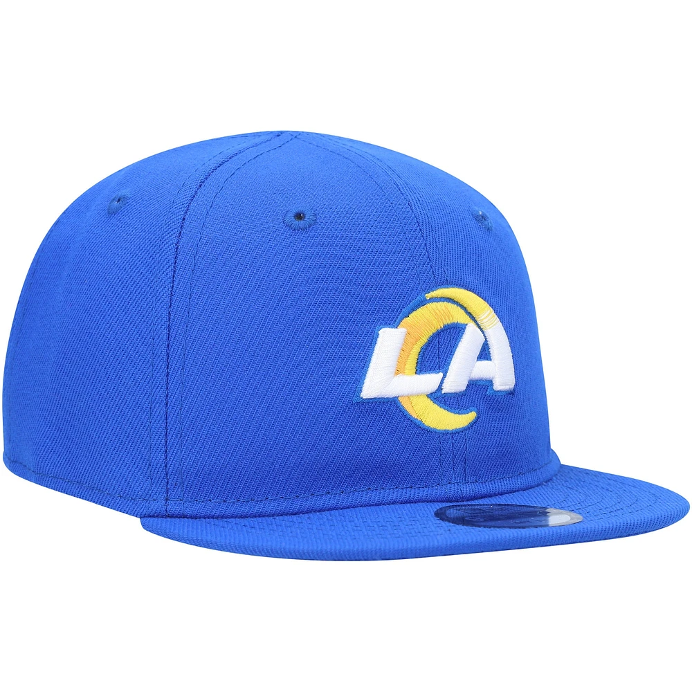 Casquette réglable New Era Royal Los Angeles Rams My 1st 9FIFTY pour bébé