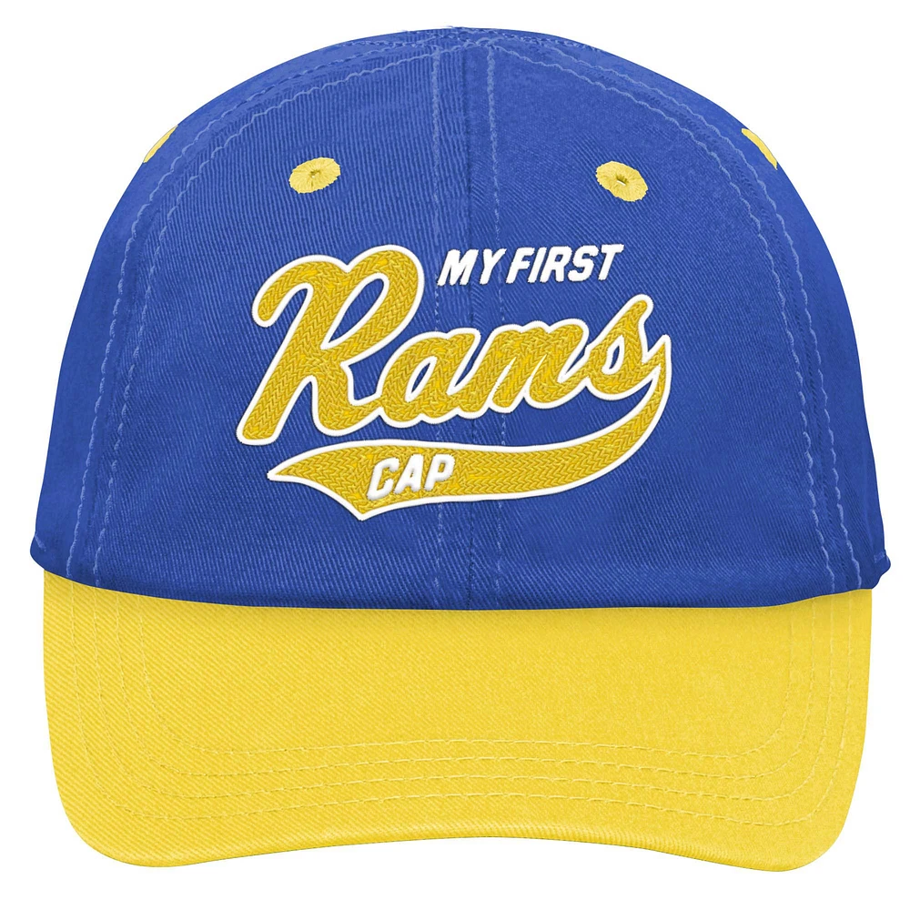 Infant Royal/Gold Los Angeles Rams My First Tail Sweep Slouch Flex Hat