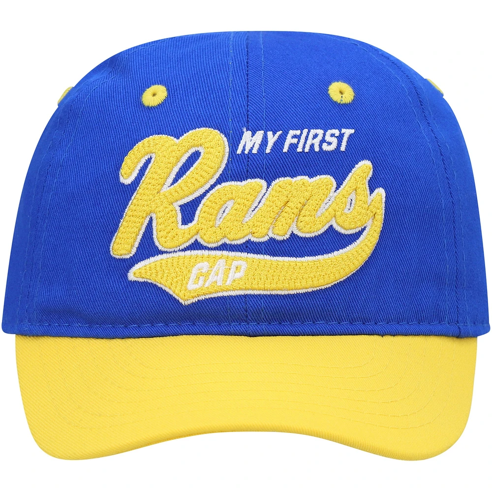 Infant Royal/Gold Los Angeles Rams My First Tail Sweep Slouch Flex Hat