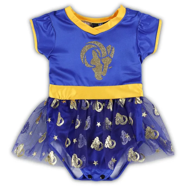 Women's Royal Los Angeles Rams Game Day Costume Set